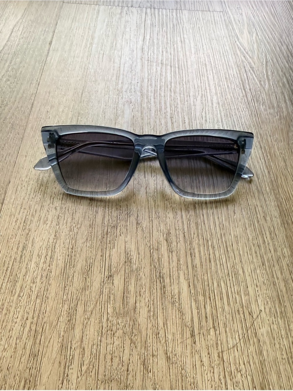 quay australia call the shots clear blue modern retro cat eye sunglasses eyewear